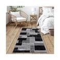 thumbnail image 3 of Lbaiet SL973C26 Black Verena Geometric 2 x 6 ft. Runner Rug, Black & Gray, 3 of 8
