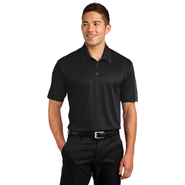 Polo Sport-Tek® PosiCharge® Active con bloques de colores texturizados. ST695 deporte-tek ST695