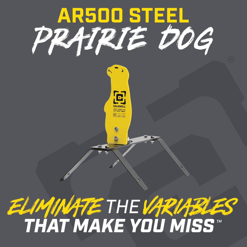 Caldwell AR500 Auto Reset Targets with 3/8" Thickness - Prairie Dog