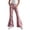 AA01_Watermelon Red, variant on VV AVEORS Girls Flare Pants Plaid Uniform Cute Y2k Bell Bottoms Flared High Waist Slim Fit Trousers With Pockets Watermelon Red 160