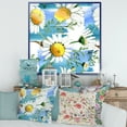thumbnail image 2 of Designart 'Wild Spring White Chamomile Flowers' Traditional Framed Canvas Wall Art Print, 2 of 4