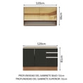 thumbnail image 3 of Cocina Integral Completa Modular Madesa Glamy 120cm MN 02, 3 of 5
