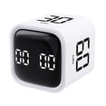 thumbnail image 2 of Ludlz Productivity Cube Timer Sensor Flipping LED Display 4 Preset Time Dual Modes Time Management Countdown Cooking Student Study Mini Digital Timer, 2 of 8
