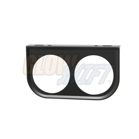 Dual Gauge Mount - GlowShift Universal 52mm Dual Gauge Under Dashboard Mounting Bracket Pod