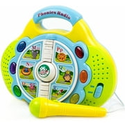 Toysery Child Phonics Radio Toy for Kids - Educational Learning Toy with Mic, Music & Colorful Lights for Boys and Girls