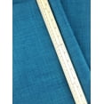 thumbnail image 2 of Minerva Linen Look Textured Polyester Suiting Fabric Petrol - per yard, 2 of 6