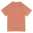 thumbnail image 6 of FORMRS Boys Rash Guard Short Sleeves Swim Shirt Quick Dry UPF 50+ Sun Protection, Sizes 3-12T, Orange Starfish, 6 of 6