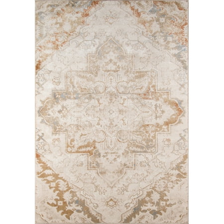 Momeni Veranda Beige Rug - Momeni Amelia Polypropylene and Polyester Machine Made Beige Area Rug 5'3