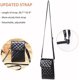 thumbnail image 3 of Bolso bandolera de cuero PU suave para teléfono móvil, estuches de transporte para teléfono móvil, bolso de hombro, uso diario, negro Sailing Electrónica, 3 of 5