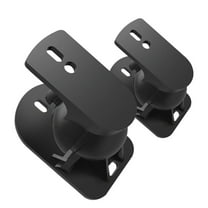 UPKOCH 1 Pair Surround Sound Wall Bracket Speaker Wall Mount Brackets Holder Stand (Black)