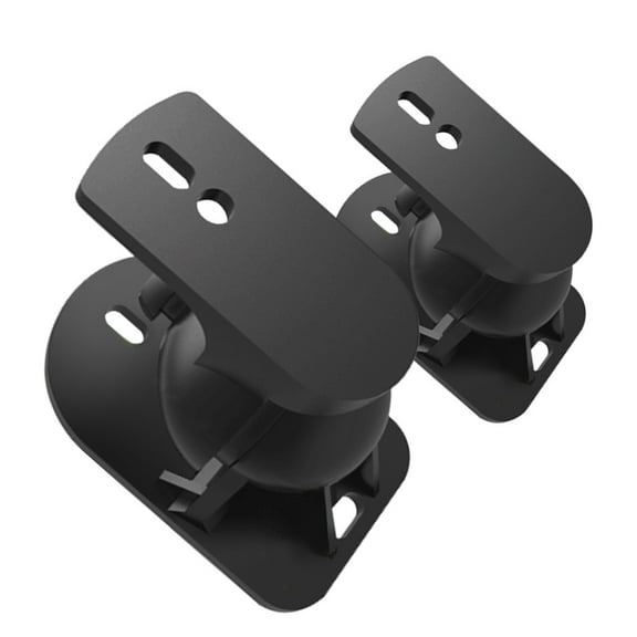 UPKOCH 1 Pair Surround Sound Wall Bracket Speaker Wall Mount Brackets Holder Stand (Black)