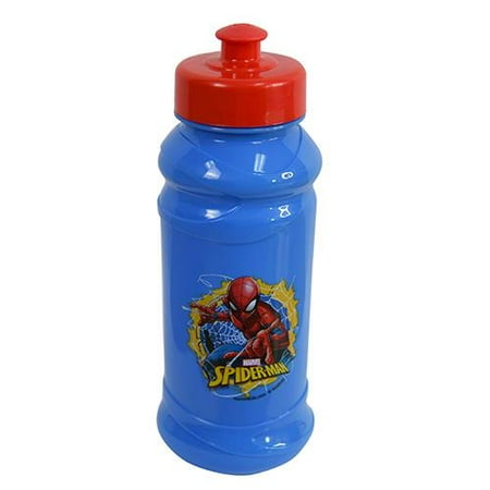 Spider Man Water Bottle - Spiderman 16 oz. Pull Top Water Bottle- 2PCS