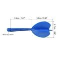 thumbnail image 2 of Uxcell Integrated Dart Shaft & Flights, 3 Pack Plastic Dart Flight Set, Blue, 2 of 5