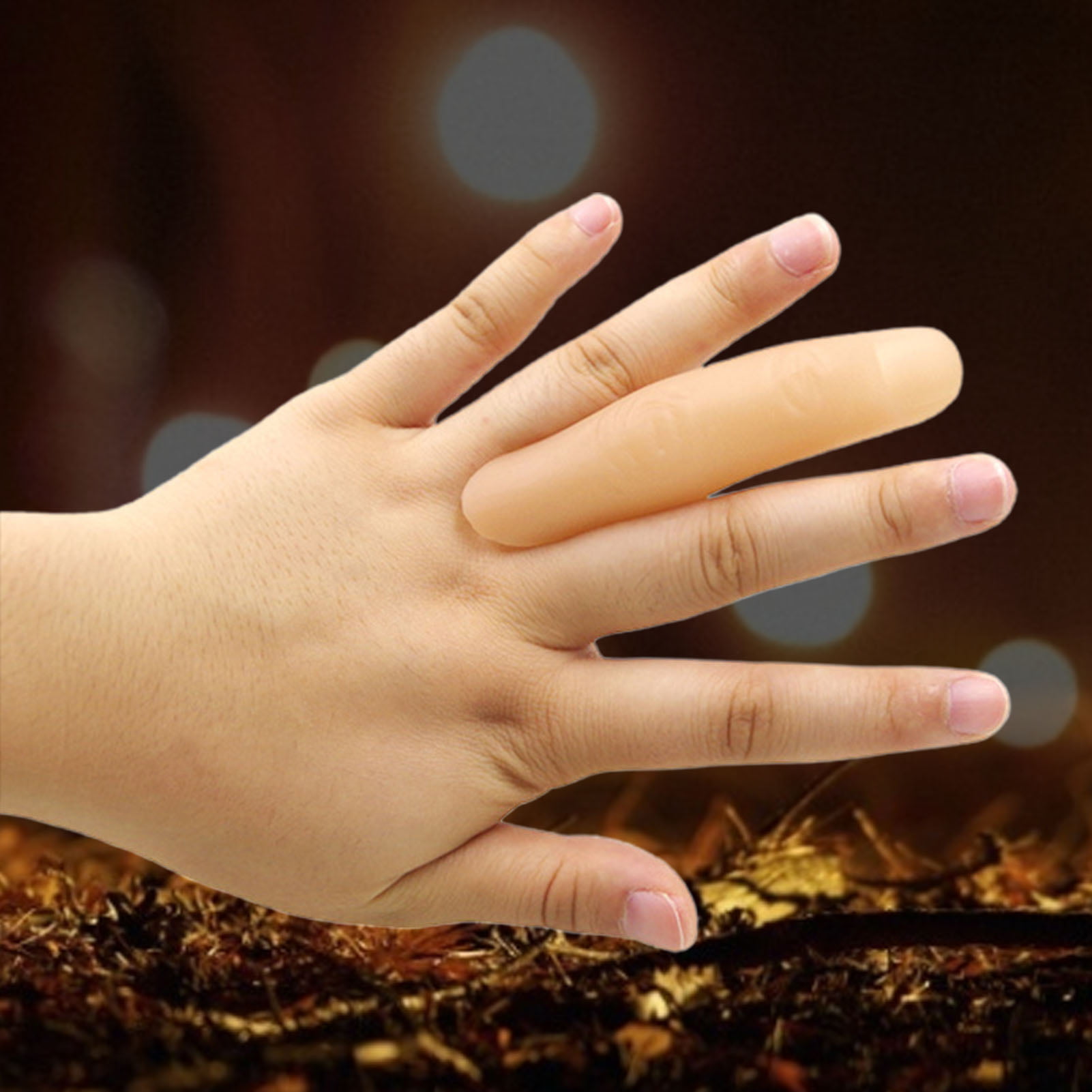 5 Pcs Magic Thumb Tip Trick Rubber Close Up Vanish Appearing Finger Trick Props 