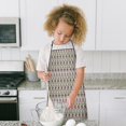 thumbnail image 4 of Brown Bigfoot and Pine Tree Pattern Kids Aprons for Girls and Boys,Adjustable Neck Strap Toddler Aprons for Kids Cooking Baking, 4 of 6