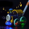 thumbnail image 3 of Jindong Bubble Blowing Toy Train Battery Powered Bubbles Locomotive Engine Car Colorful Lights Fun Sounds– 3 and Up 60ml, 3 of 4