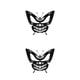 thumbnail image 1 of Decoración de calavera Bearachild con Mariposas de metal duraderas y elegantes, 1 of 6