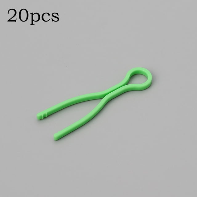 BUYISI 20Pcs Sewing Bobbin Clips Long Thread Clip Spool Storage Holder Organizer Plastic Sewing Clips Sewing Accessories Tools Green