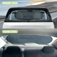 thumbnail image 4 of Car Rear Window Shade, 39.4 x 19.7 in Universal Mesh Back Window Visor with Electrostatic Film Protect from Sun Heat & UV Rays for Pets, Kids, 4 of 7