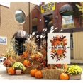 thumbnail image 5 of Welcome Fall Garden Flag Pumpkin Sunflower Maple Leaf Wreath Flags Banners 12.5x18 Inch Burlap Vertical Double Sided Design Outside Decoration Small Sign For The Harvest Festival, 5 of 5