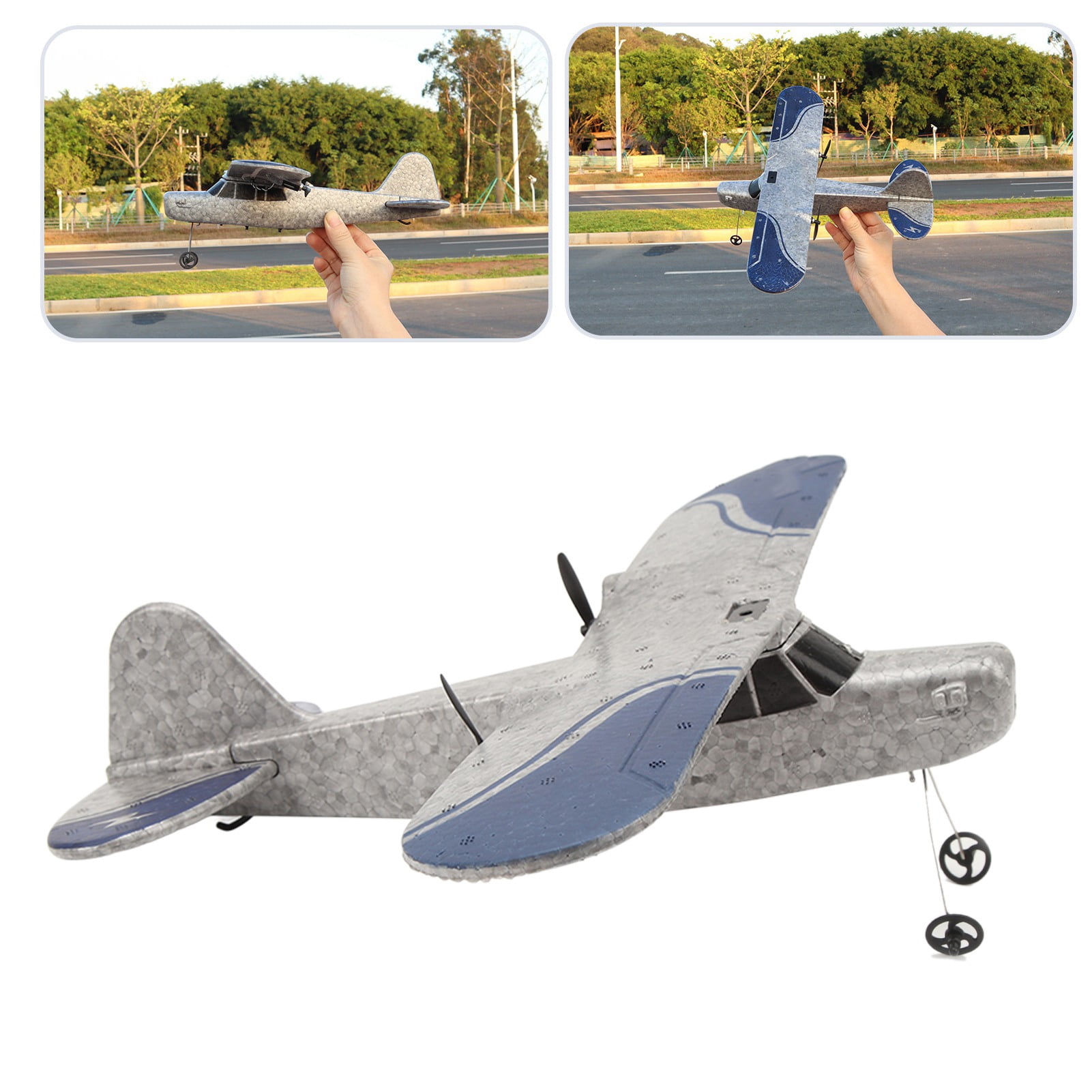 Avion De Chasse Avion RC 3 Canaux Avec Gyro XPilot Pour Débutants