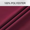 thumbnail image 3 of PiccoCasa Square Polyester Tablecloth for Indoor Outdoor 55x55 Inches Burgundy, 3 of 7
