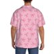 thumbnail image 3 of Balery Pink Bows Camisa Casual de Manga Corta con Botones para Hombre, Texturizada, Estilo Cubano, para Playa, Verano-Medium, 3 of 5