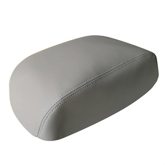 Center Console Lid Armrest Leather Cover Trim Skin Gray For Toyota Camry 07-2011