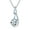 silvery, variant on AEHIO 2 Carat D Color VVS1 Moissanite Pendant Necklace for Women, Minimalist Exposed Setting in 925 Sterling Silver Platinum Plated, Elegant Jewelry Gift for Her