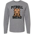 thumbnail image 3 of Inktastic Dog Pitbull Squad Long Sleeve T-Shirt, 3 of 5