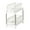 White #0, variant on Multi-Layer Sliding Shelves Under Sink Organizer | Pull-Out Cabinet Drawer Storage for Kitchen & Bathroom | White Plastic Basket with Mesh Sides | 14.76x7.28x14.57in