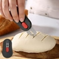 thumbnail image 6 of 2 Packs Bread Lame Scoring Knife Stainless Steel Dough Shaper with Magnetic Handle for Baking Sourdough Bread Tools Refrigerator Storage Kitchen Gadget, 6 of 8