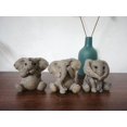 thumbnail image 1 of Inicio Figura 3 elefantes bebés Gris 8 cm, 1 of 5