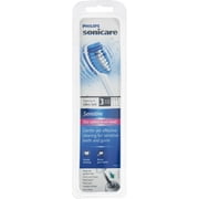 Philips Sonicare Sensitive Replacement Toothbrush Heads For Sensitive Teeth, HX6053/64, 3-pk