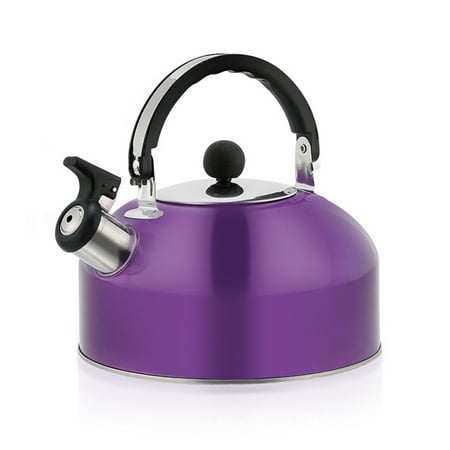 

Goory Stainless Steel Whistling Tea Kettle with Foldable Handle for Stovetop 3 Liters Multi Colors Option