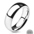 thumbnail image 7 of Unisex Stainless Steel 316 High Polished Wedding Band Ring Width 03 mm Size 05, 7 of 7