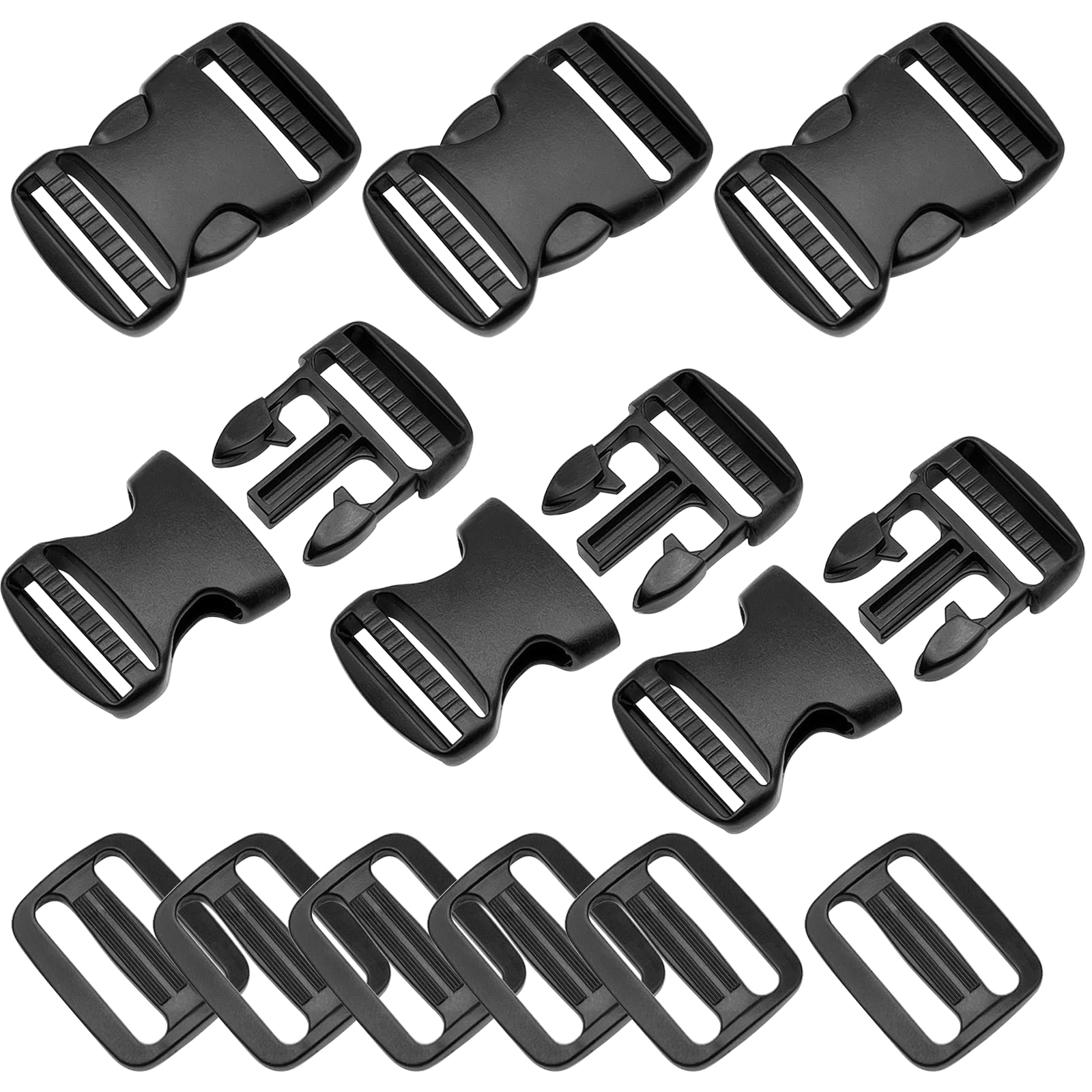 20/10/6/4 Pieces Plastic Buckle 25mm, Plastic Buckle Clip Fastener