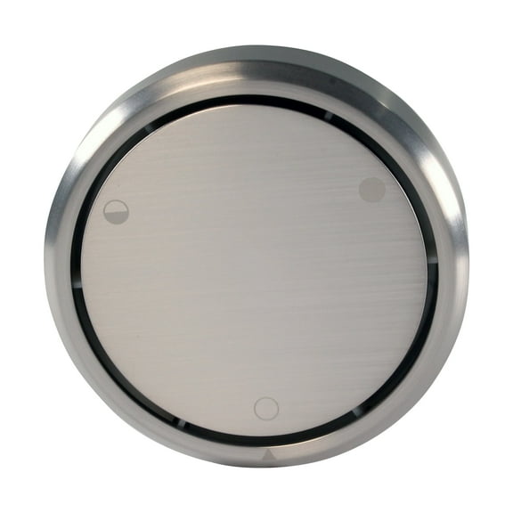 Westbrass Patented Bathtub Overflow Cover for Over-Filled Luxury Spa Style Bathing, Satin Nickel