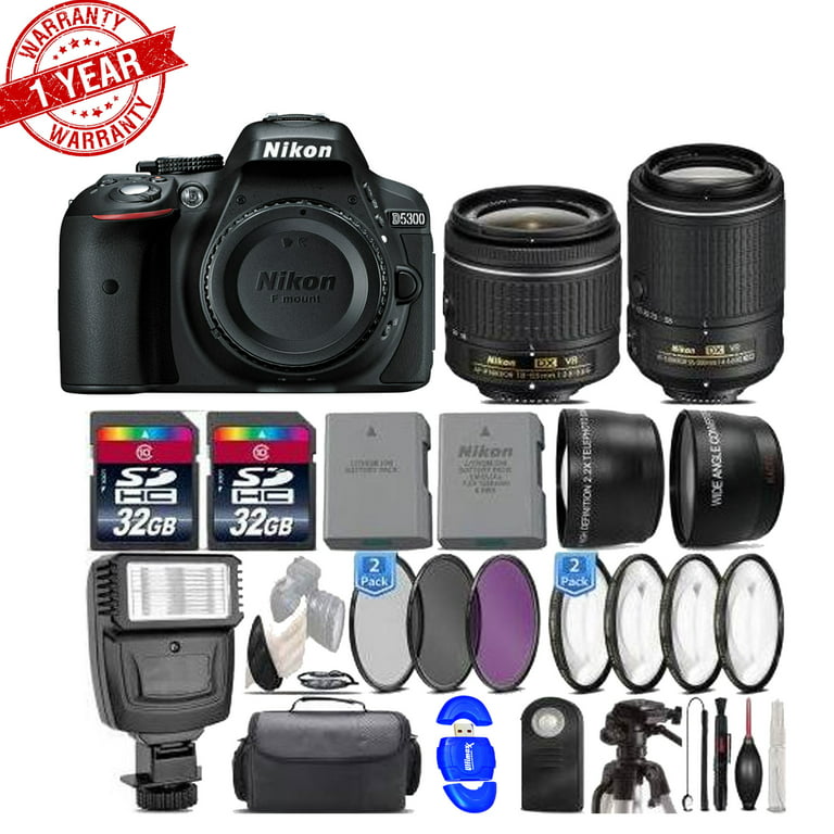 Nikon D5300 DSLR Camera With 18 - 55mm Lens
