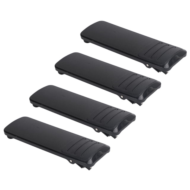 Clip De Cinturón Portátil Para Walkie Talkie, 4 Piezas Clip De Cinturón Resistente Para Walkie Talkie Fácil De Instalar Negro Para Hytera HP700