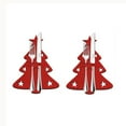 thumbnail image 4 of putnchl 8PCS New Christmas Tree Cutlery And Fork Cover Table Decoration, 4 of 5