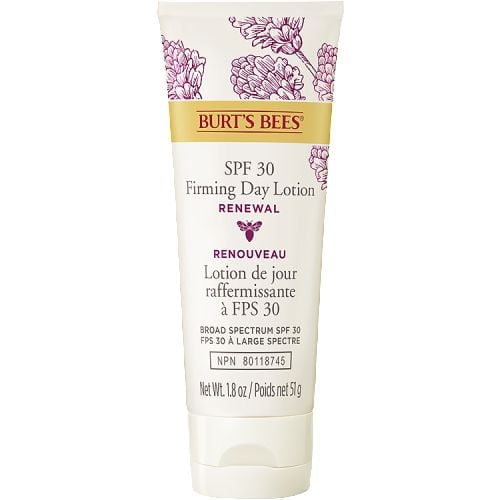 Burt’s Bees® Renewal Firming Day Lotion with Bakuchiol,, Broad Spectrum SPF 30 Lightweight Mineral Sunscreen