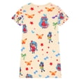 thumbnail image 4 of QEFJNO Kids Girls Nightgown Casual Dress Sleepwear 3-12 Years Pajamas Nightgowns for Little / Big Girls Nightshirt Nightie, 4 of 10