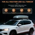 thumbnail image 6 of 14 Cubic Feet Hard Shell Roof Cargo Carrier with Security Keys 62.52 (L) x32.48 (W) x 13.19(H) Inch, Waterproof Rooftop Storage Box Roof Box for Vehicles Dual Side Opening Gray, 6 of 9