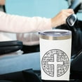 thumbnail image 6 of He is Risen Christian Jesus Cross Tumbler,Easter Gifts for women,Christian Gifts for Birthday,Christmas Gifts for Friends,Coworker,Mom,Sister,20oz Cup, 6 of 6