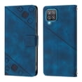 thumbnail image 2 of Compatible with Samsung Galaxy A12 Classic Embossed PU Leather Case with Card Holder Shockproof Cover, 2 of 5