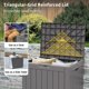 thumbnail image 4 of EAST OAK - Caja de almacenamiento para exteriores, 31 galones para uso en interiores y exteriores, contenedor de almacenamiento de resina impermeable para entrega de paquetes, cojines de patio,, 4 of 8
