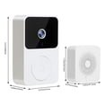 thumbnail image 4 of Smart Home Smart Doorbell Smart Wireless Remote Video Doorbell Intelligent Visual Doorbell Home HD Night Vision Wifi Security Door Doorbell, 4 of 9