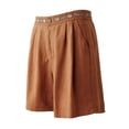 thumbnail image 6 of Qulqfy Lounge Shorts Women High Waisted Elastic Waist Athletic Loose Pockets Graphic Bow Loose Women's Shorts, 6 of 6