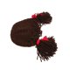 thumbnail image 1 of Bonito gorro de bebé niña con trenzas y coletas, gorro de invierno tejido a crochet, gorro para niños pequeños, accesorio para fotos, 1 of 7